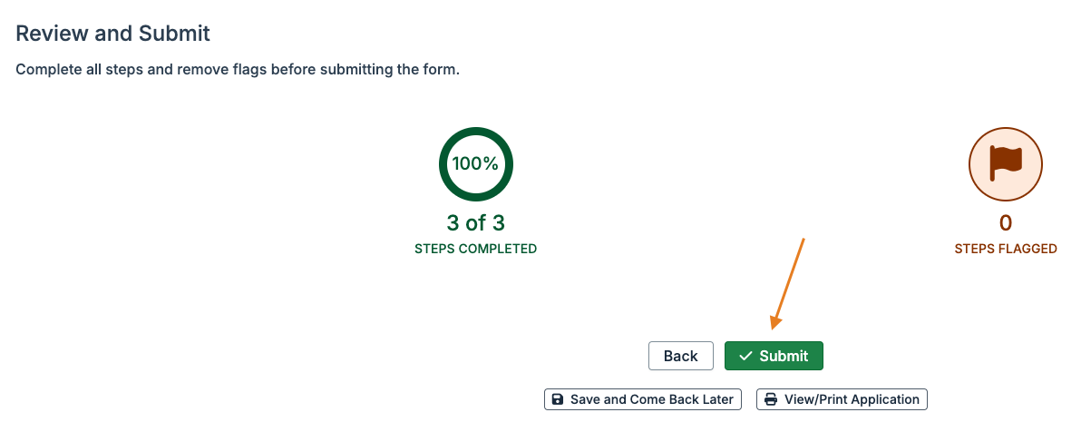 Grantee Portal User Experience Open Application
